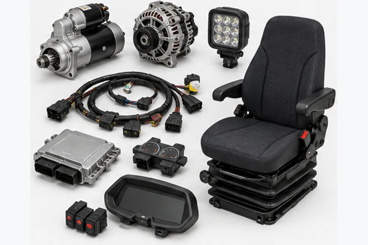 Representative examples of Electrical and cab